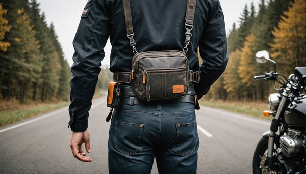 Découvrez le sac banane moto : style et praticité réunis !